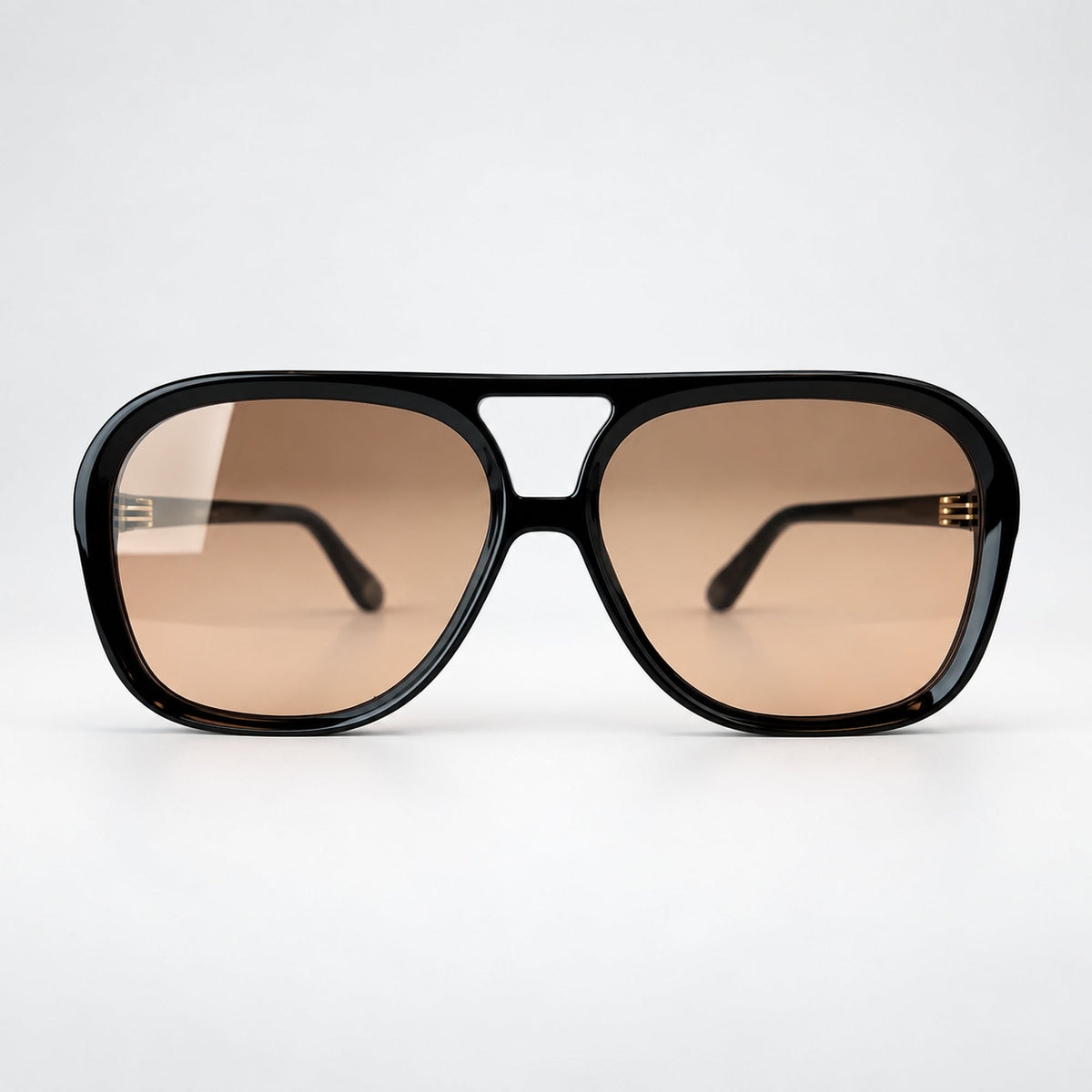ADELAIDA Gloss Black / Orange — front