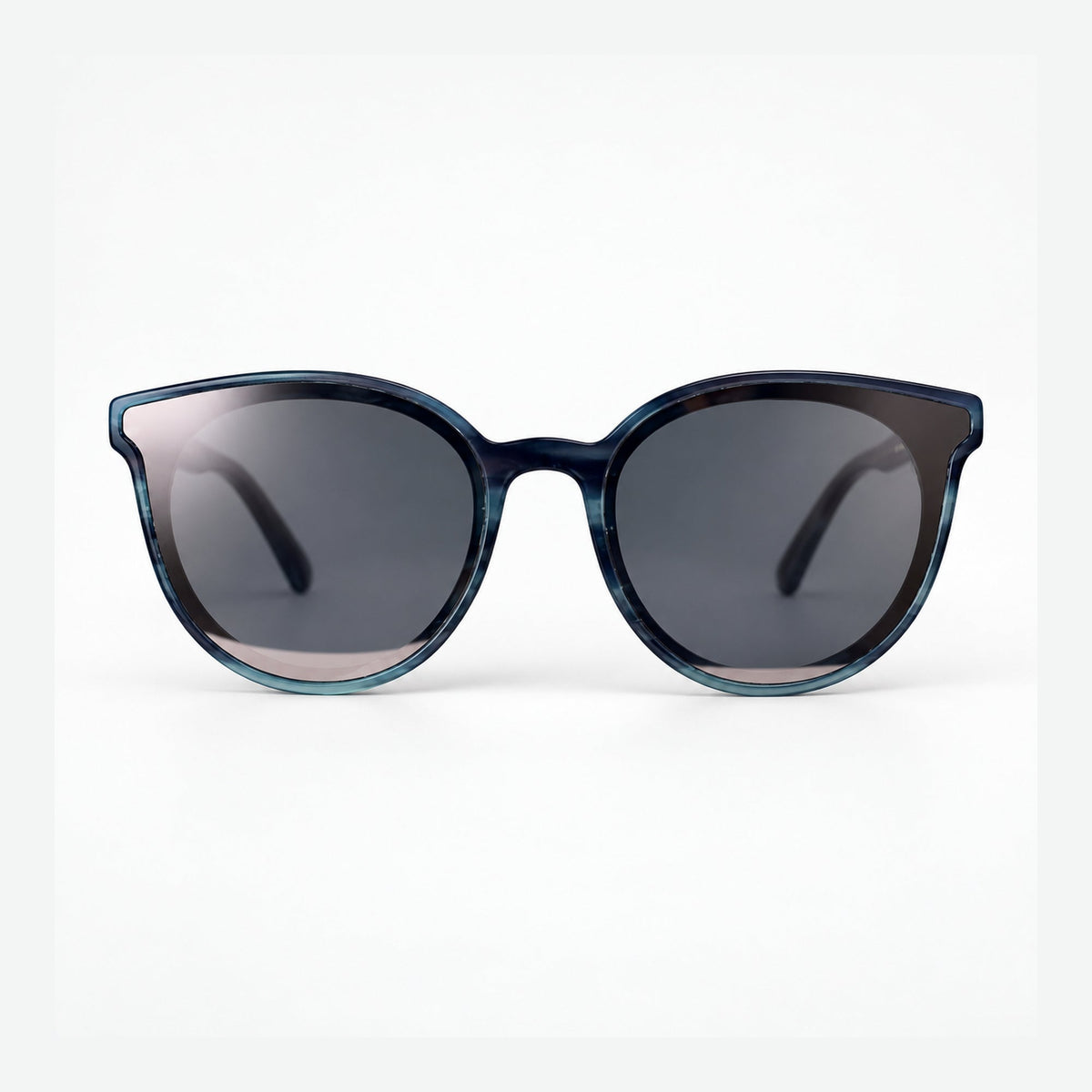 BRERA Gloss Blue / Mirrored Gray — front