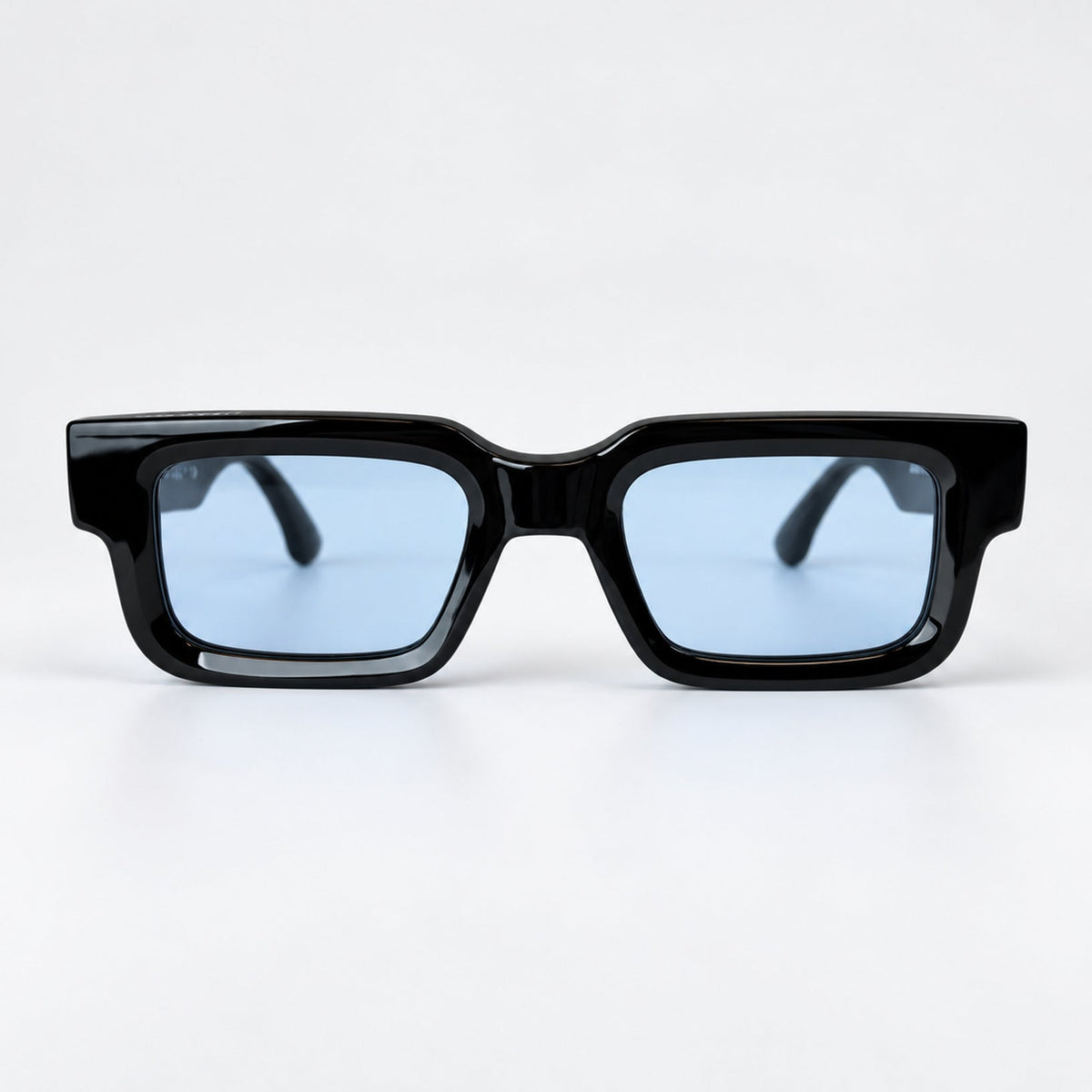 BUENOS AIRES Gloss Black / Sky Blue — front