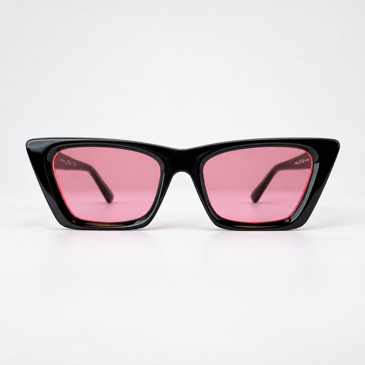 CHARLOTTE Gloss Black / Pink — front