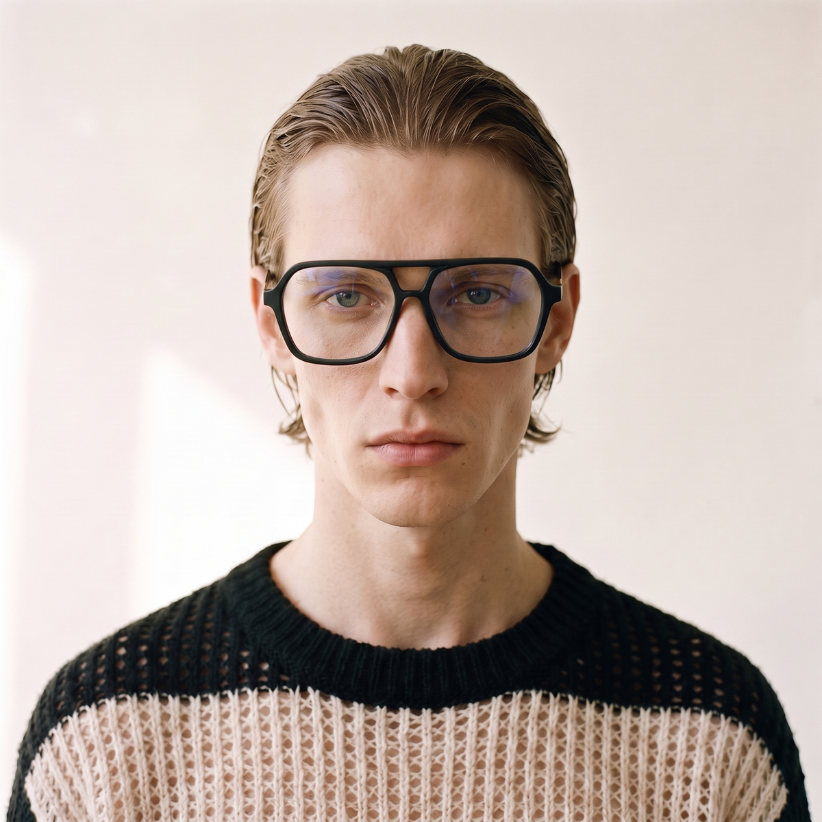 COLUMBIA Matte Black / Anti-Reflective — on face — men