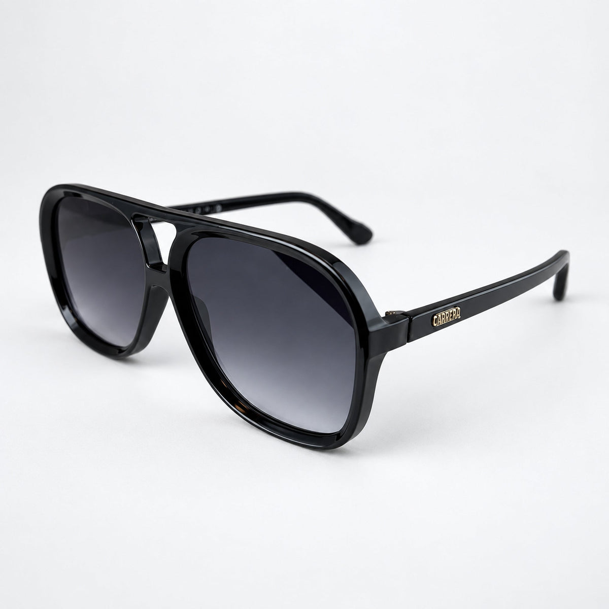 ADELAIDA Gloss Black Compact / Gray Gradient — 45° profile