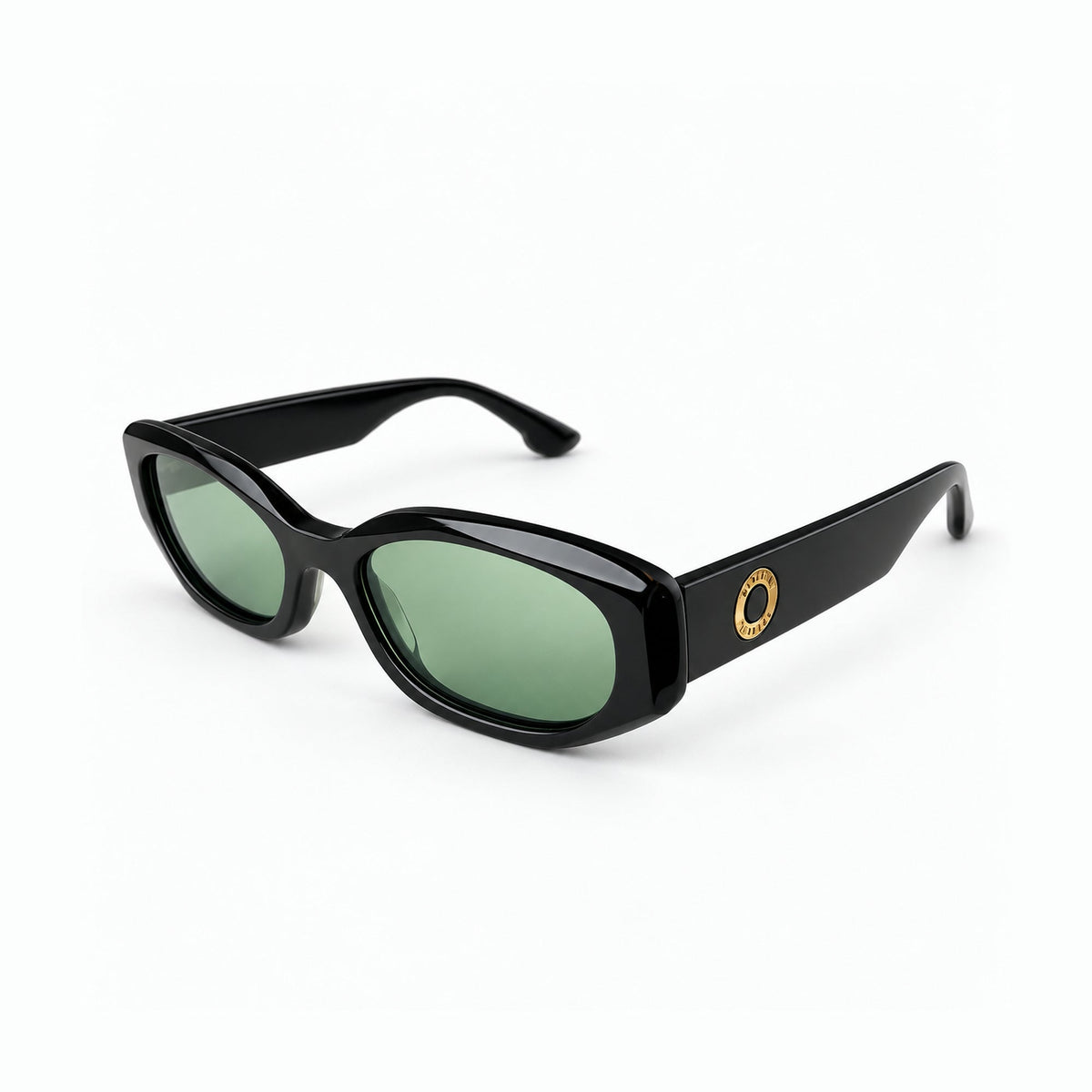 WYNWOOD Gloss Black / Green — 45° profile