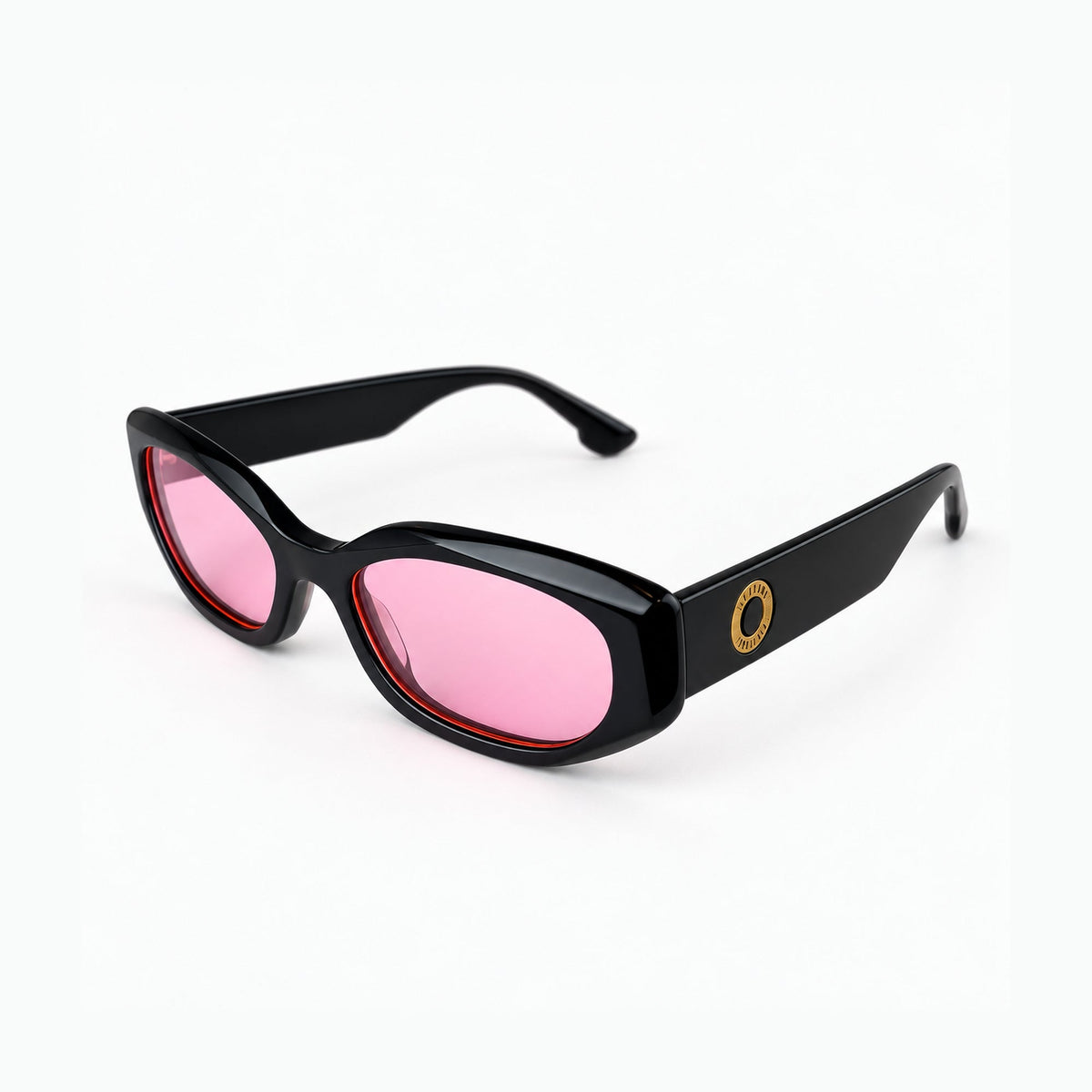 WYNWOOD Gloss Black / Pink — 45° profile