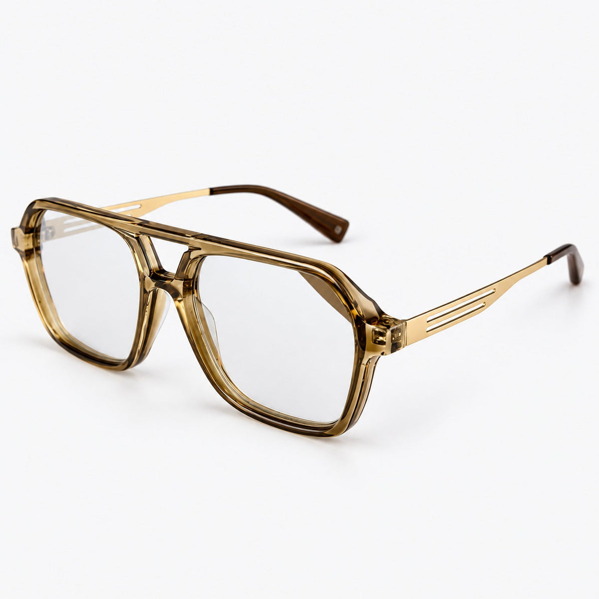 COLUMBIA Clear Havana / Anti-Reflective — 45° profile