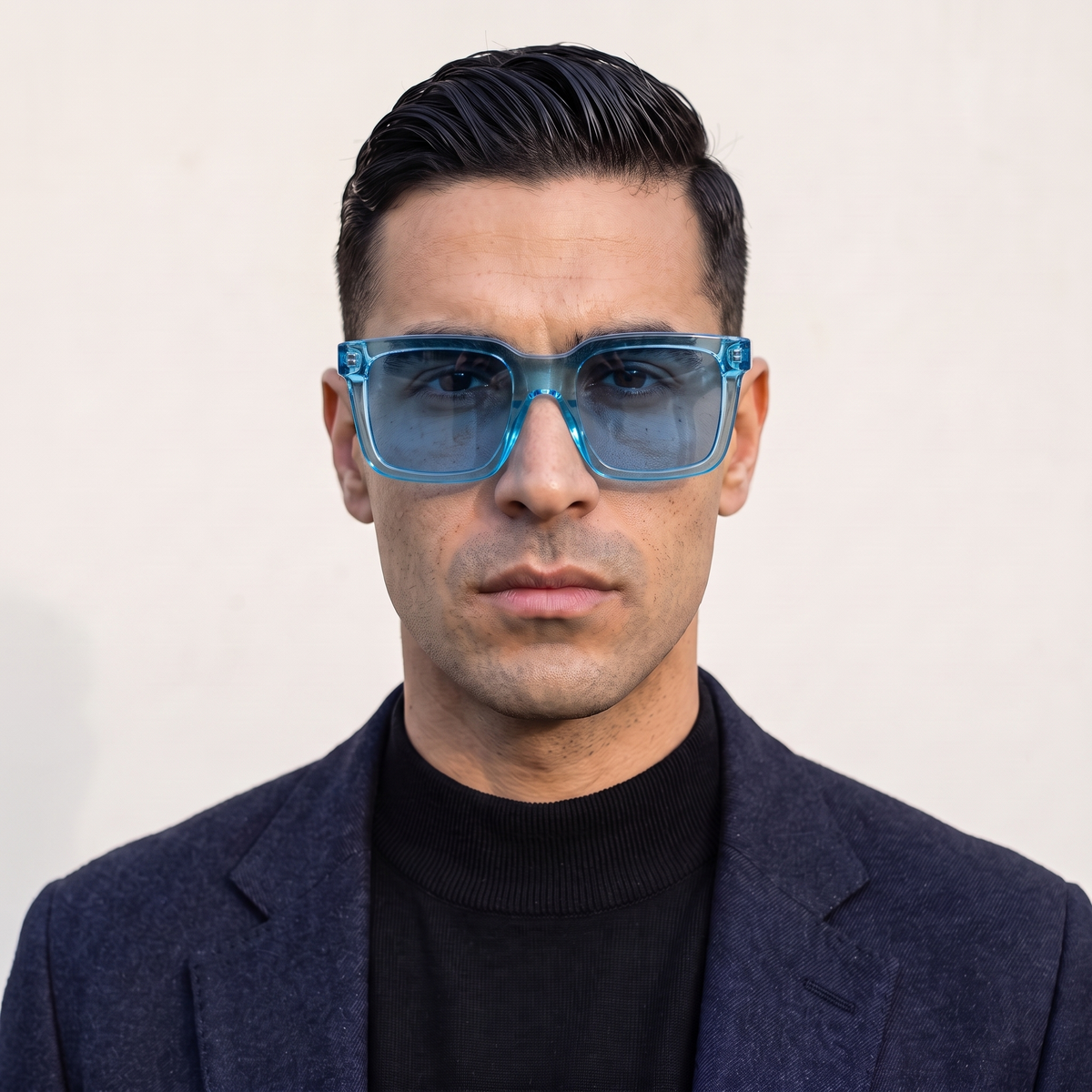 ROMA Clear Sky Blue / Sky Blue — on face — men