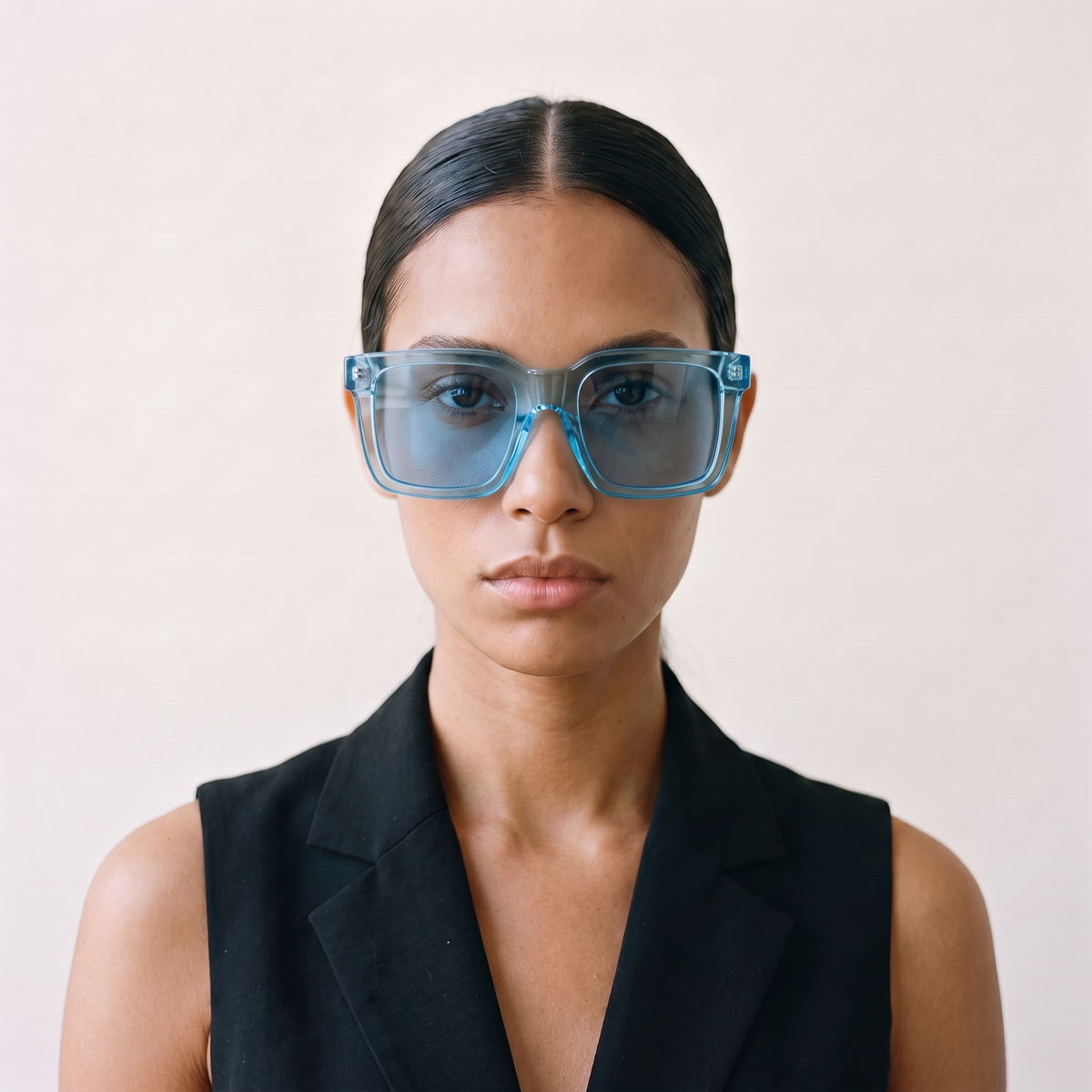 ROMA Clear Sky Blue / Sky Blue — on face — women