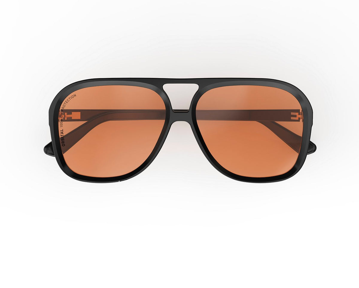 ADELAIDA Gloss Black / Orange