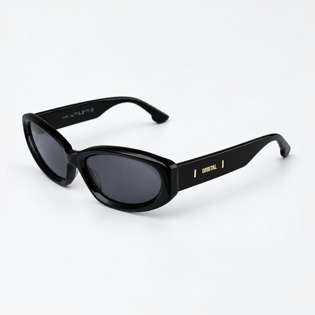 BASEL Gloss Black / Gray — 45° profile