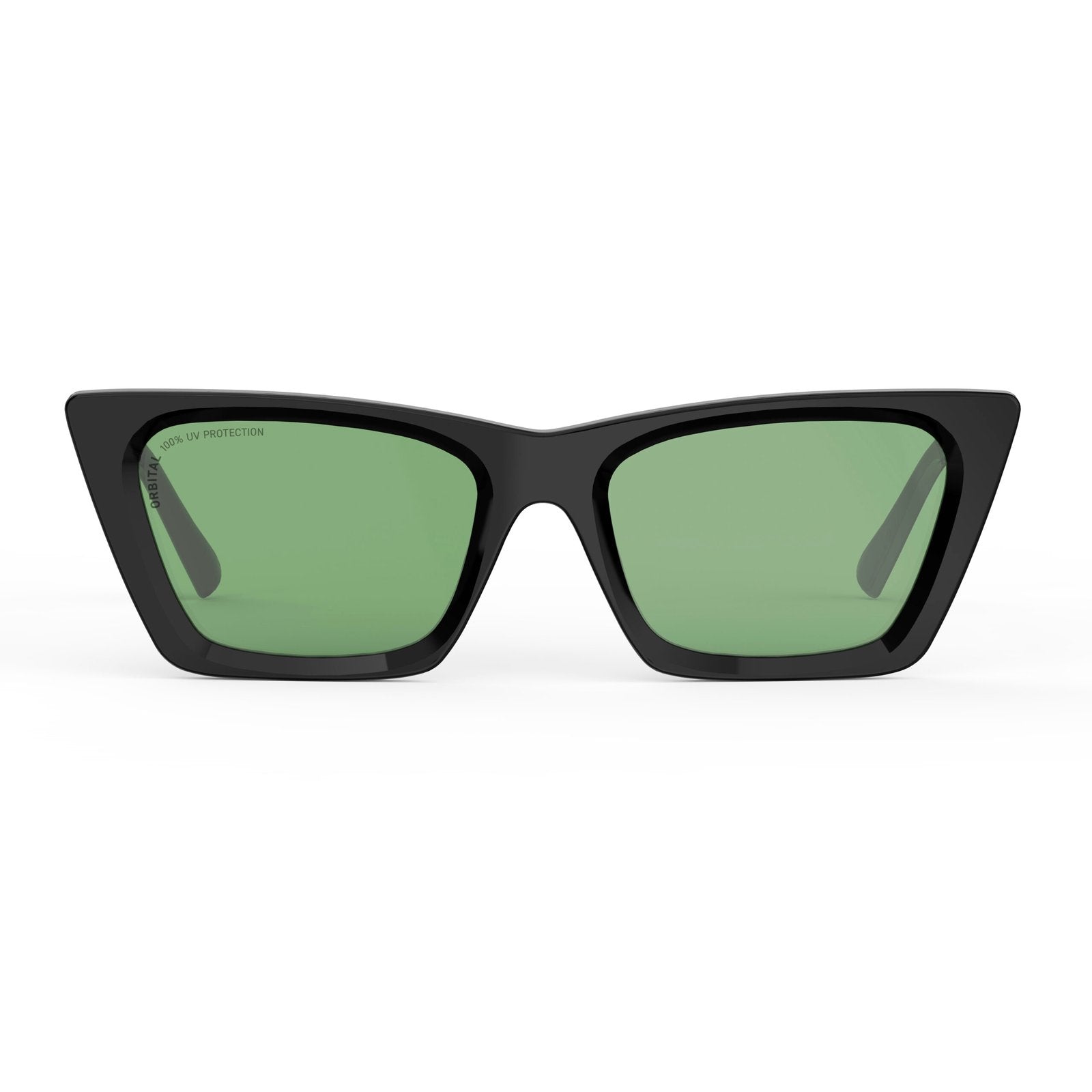 charlotte-sunglasses-shiny-black-green-front-000050A27900111