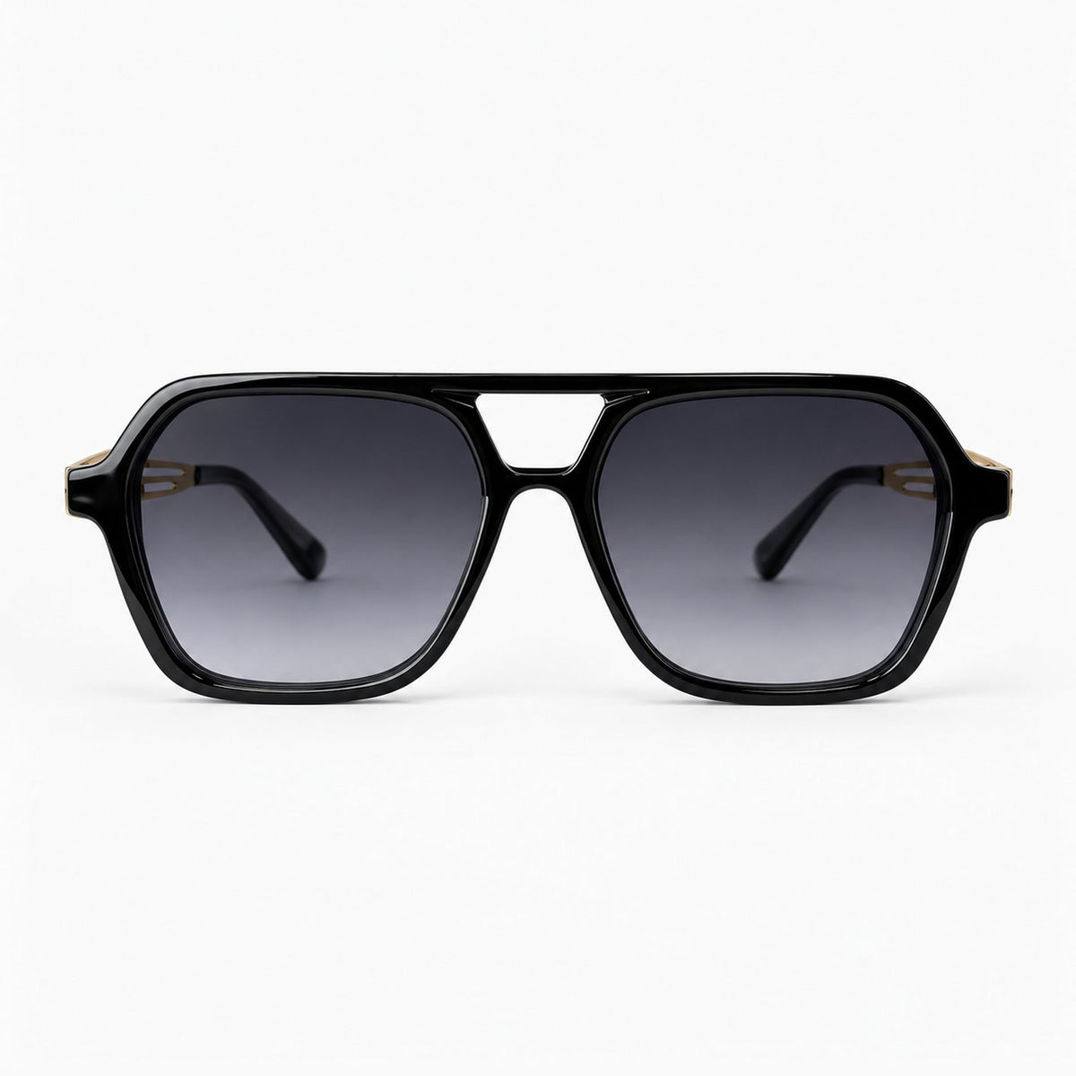 COLUMBIA Gloss Black Compact / Gray Gradient — front