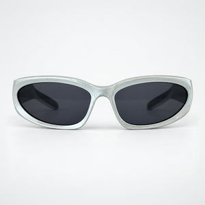 ORBITAL LONG BEACH sunglasses Gloss Silver / Gray — view 1