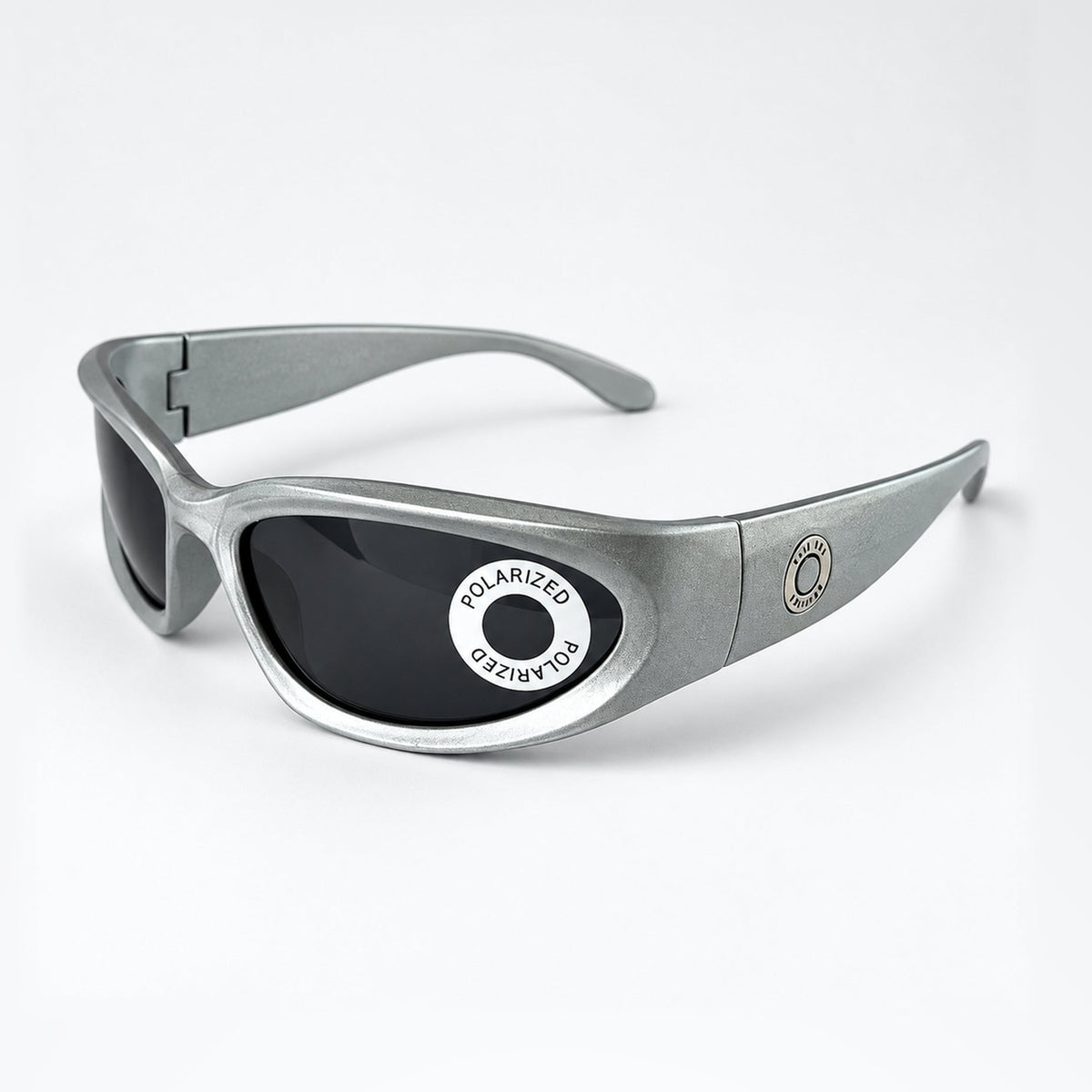 LONG BEACH Gloss Silver / Gray — 45° profile