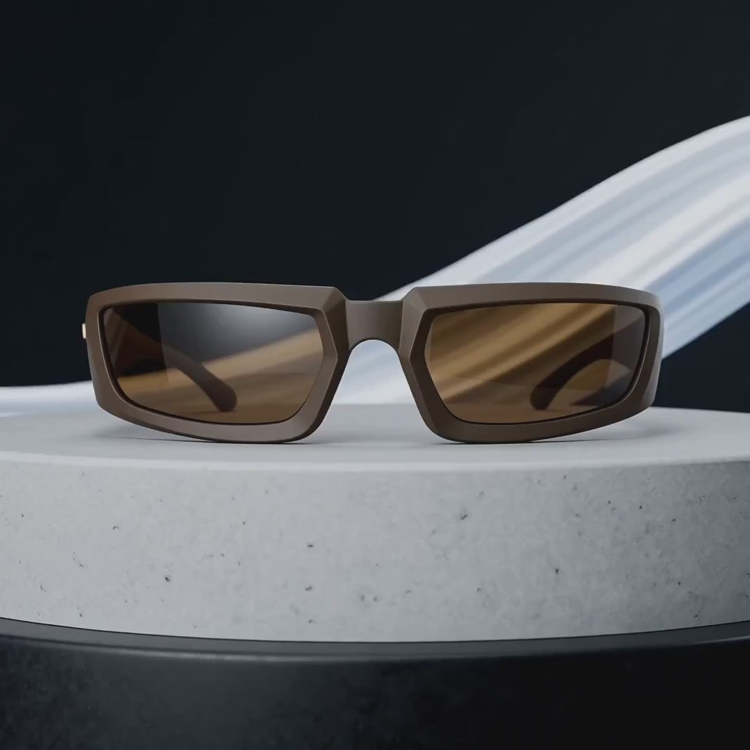 SAN MARINO Matte Brown Compact / Polarized Havana — product video