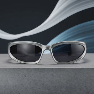 ORBITAL LONG BEACH sunglasses Gloss Silver / Gray — view 3